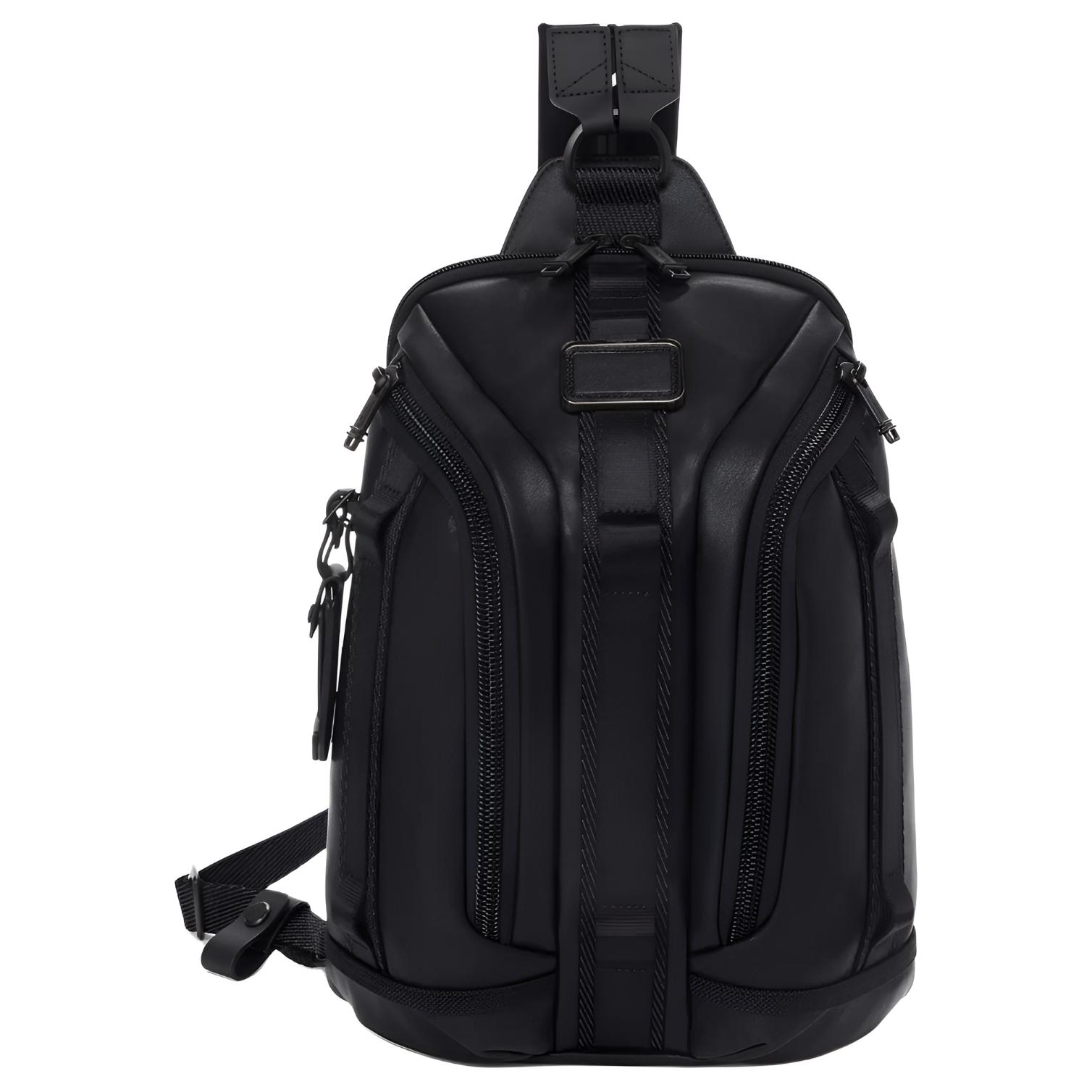 TUMI Холщовая сумка-слинг рюкзак унисекс черная 
TUMI Холщовая сумка-слинг рюкзак унисекс черная