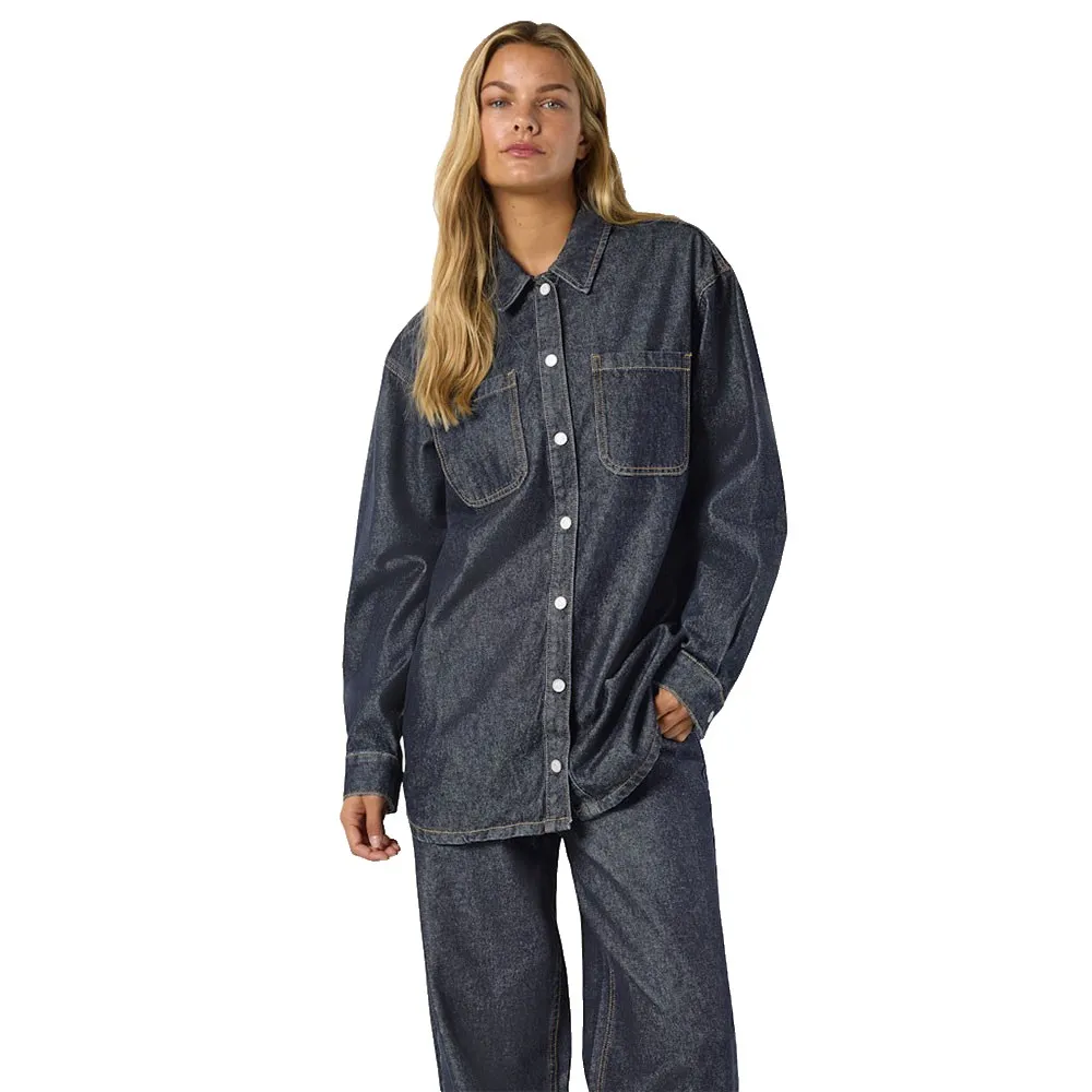 Куртка-рубашка Noisy May Alva Denim Shacket, синий
Куртка-рубашка Noisy May Alva Denim Shacket, синий