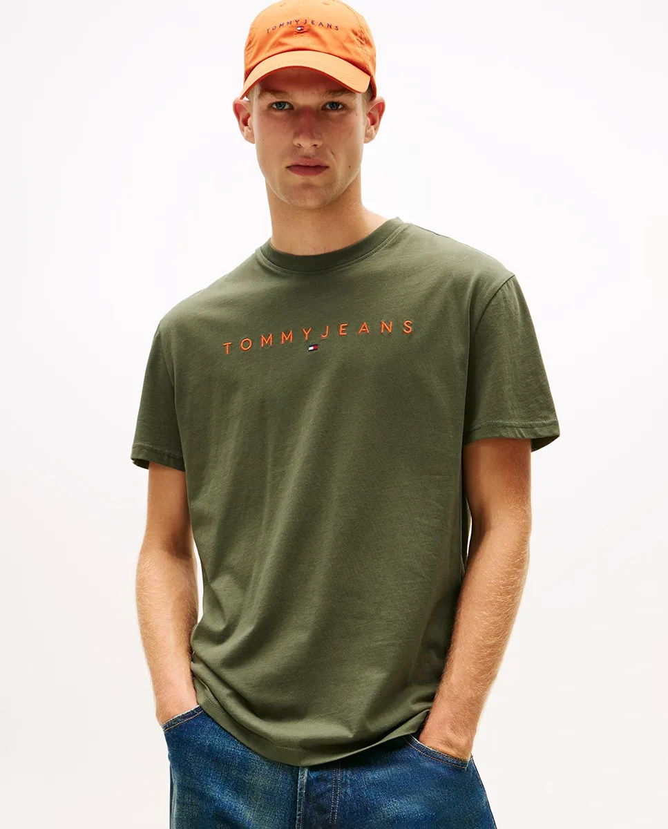 Футболка мужская стандартного кроя с коротким рукавом Tommy Jeans, темно-зеленый
Футболка мужская стандартного кроя с коротким рукавом Tommy Jeans, темно-зеленый