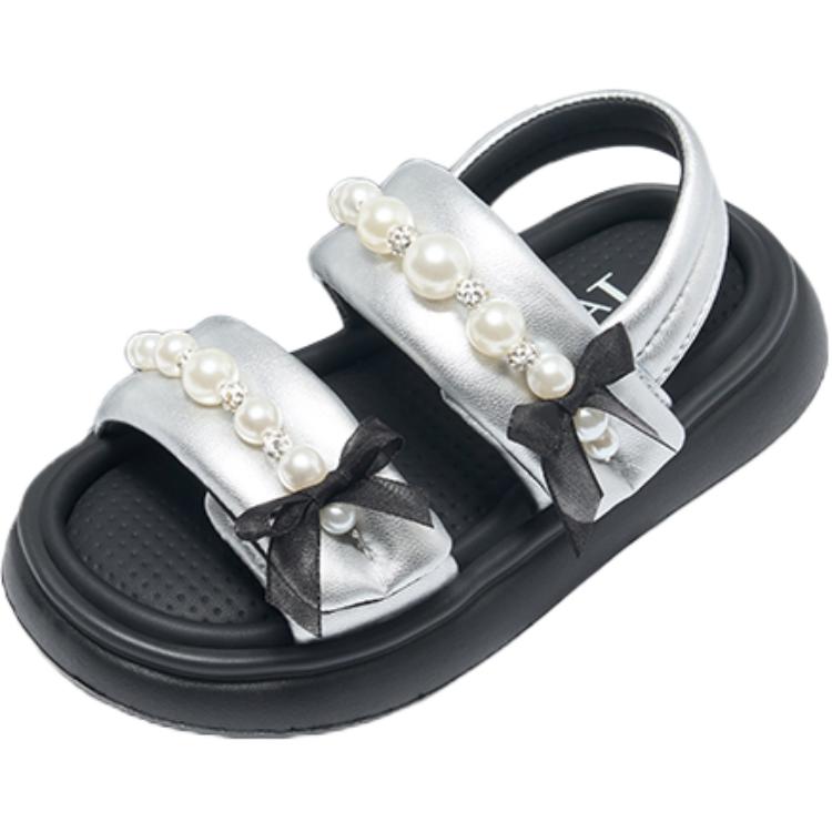 Детские сандалии с нескользящей амортизацией и низким верхом TATA, серебряный
Детские сандалии с нескользящей амортизацией и низким верхом TATA, серебряный