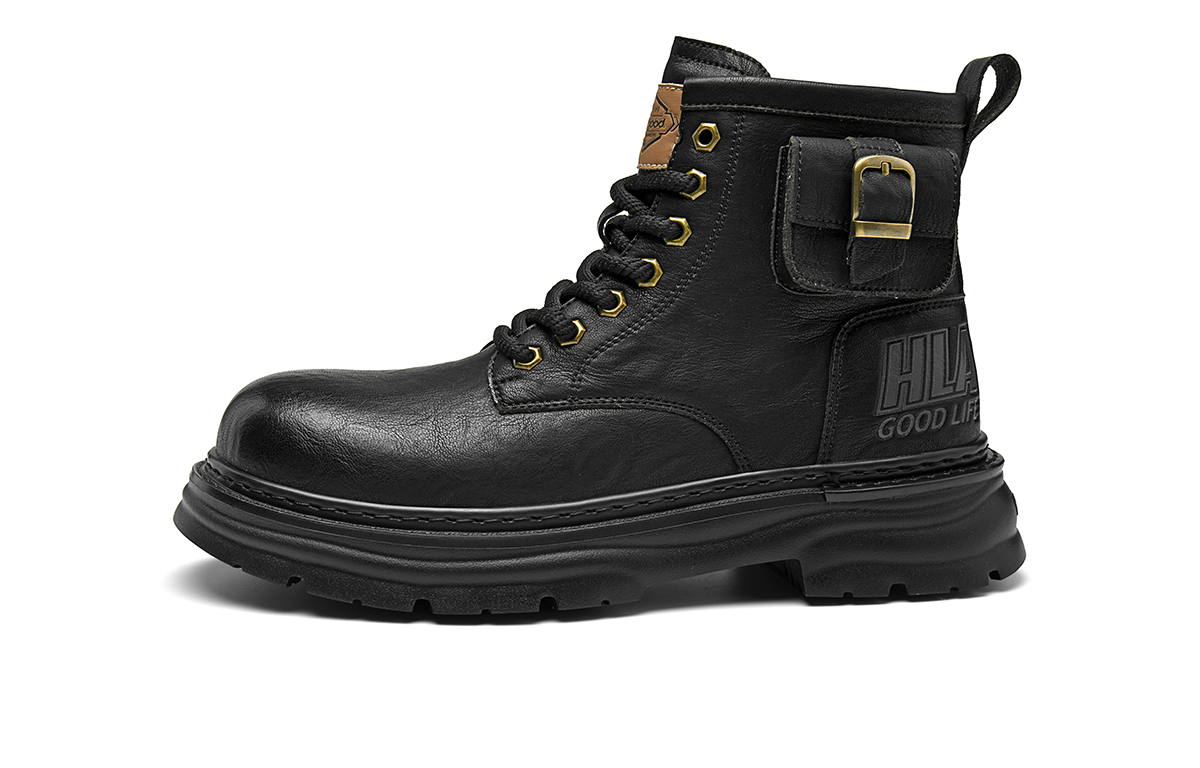 HLA Мужские ботинки Martin черно-коричневые - черные (с флисовой подкладкой), цвет Black (Fleece-Lined)
HLA Мужские ботинки Martin черно-коричневые - черные (с флисовой подкладкой), цвет Black (Fleece-Lined)