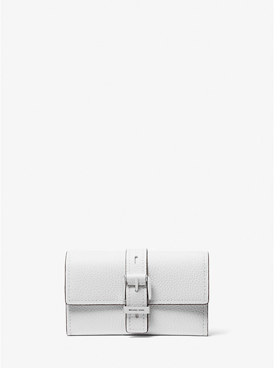 Кошелек Nolita среднего размера из шагреневой кожи в три сложения Michael Kors, белый
Кошелек Nolita среднего размера из шагреневой кожи в три сложения Michael Kors, белый