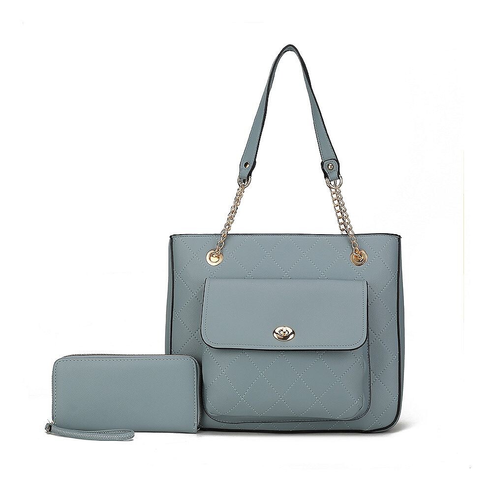 Женская сумка через плечо и кошелек из веганской кожи MKF Collection Jenna от Mia k — 2 предмета, синий
Женская сумка через плечо и кошелек из веганской кожи MKF Collection Jenna от Mia k — 2 предмета, синий