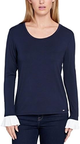 Топ с оборками на рукавах от Tommy Hilfiger, Midnight
Топ с оборками на рукавах от Tommy Hilfiger, Midnight