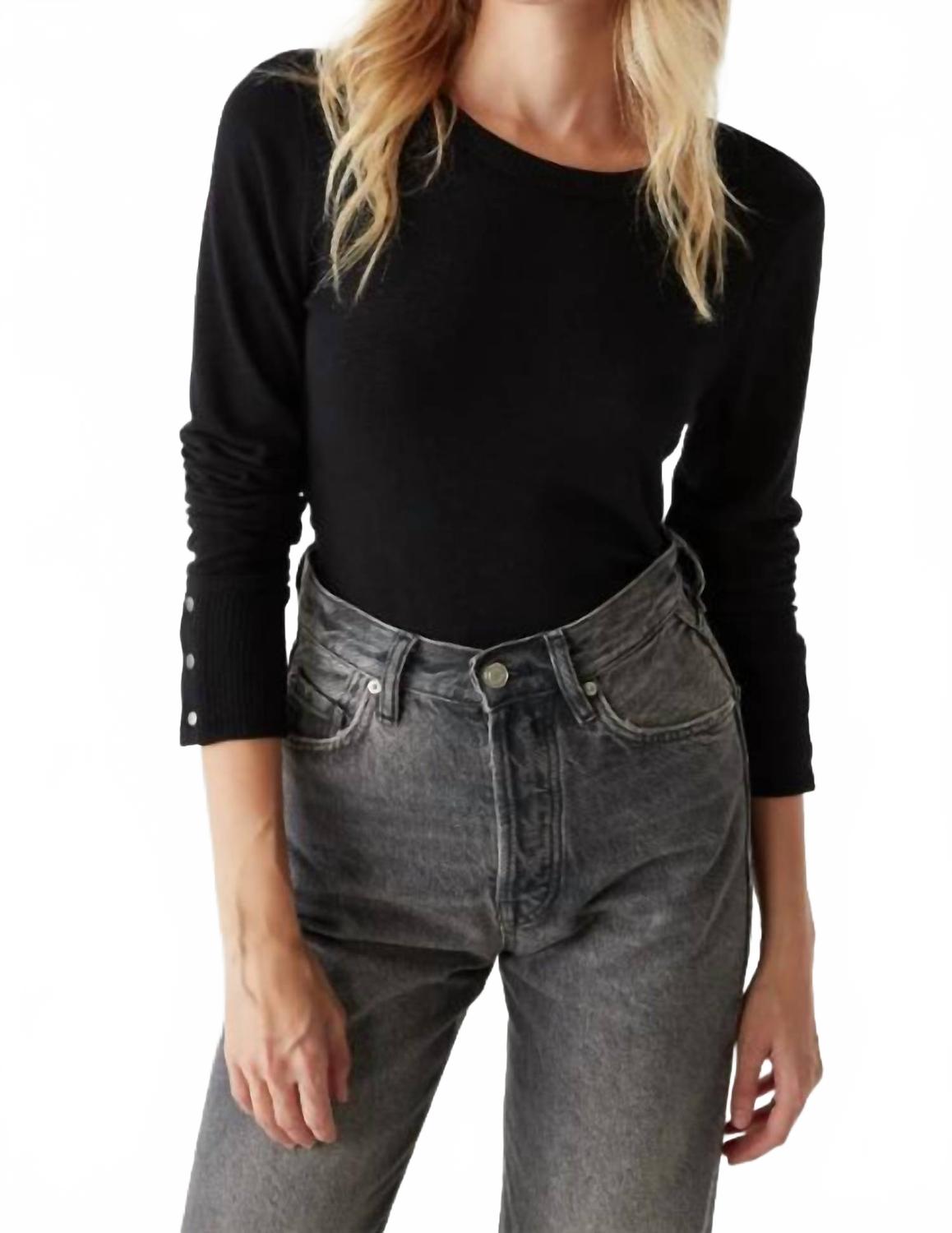 Фрея Тахо плиссированный топ с длинным рукавом черный Michael Stars
Фрея Тахо плиссированный топ с длинным рукавом черный Michael Stars