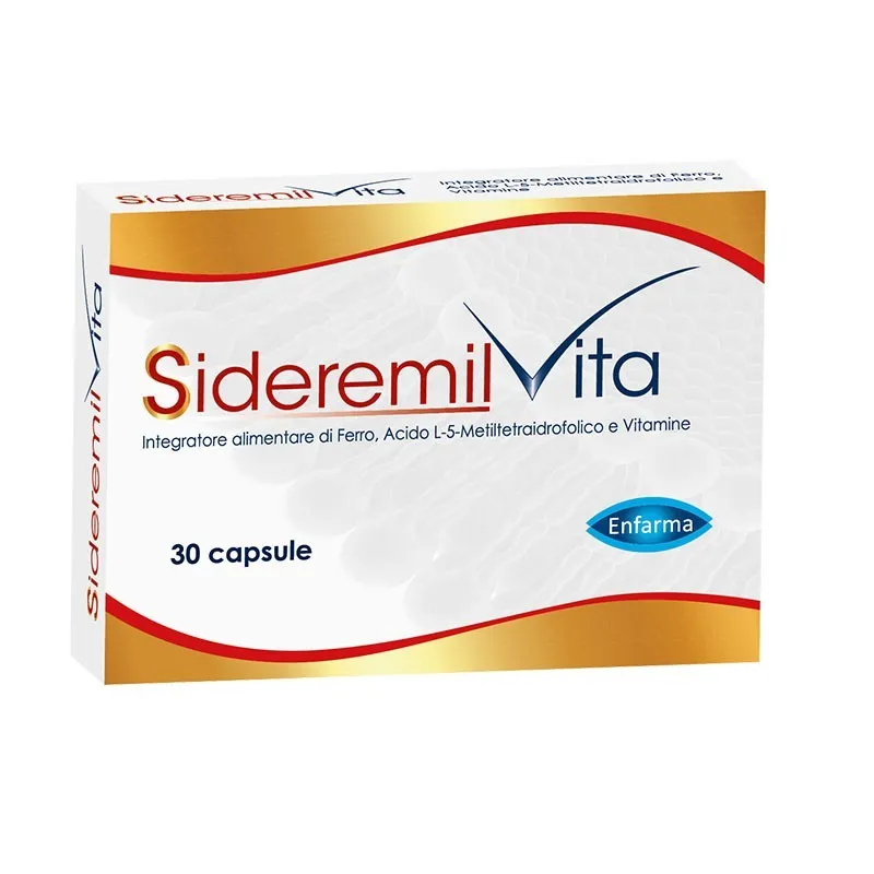 Sideremil Vita 30 капсул Железо, витамины и минералы Enfarma