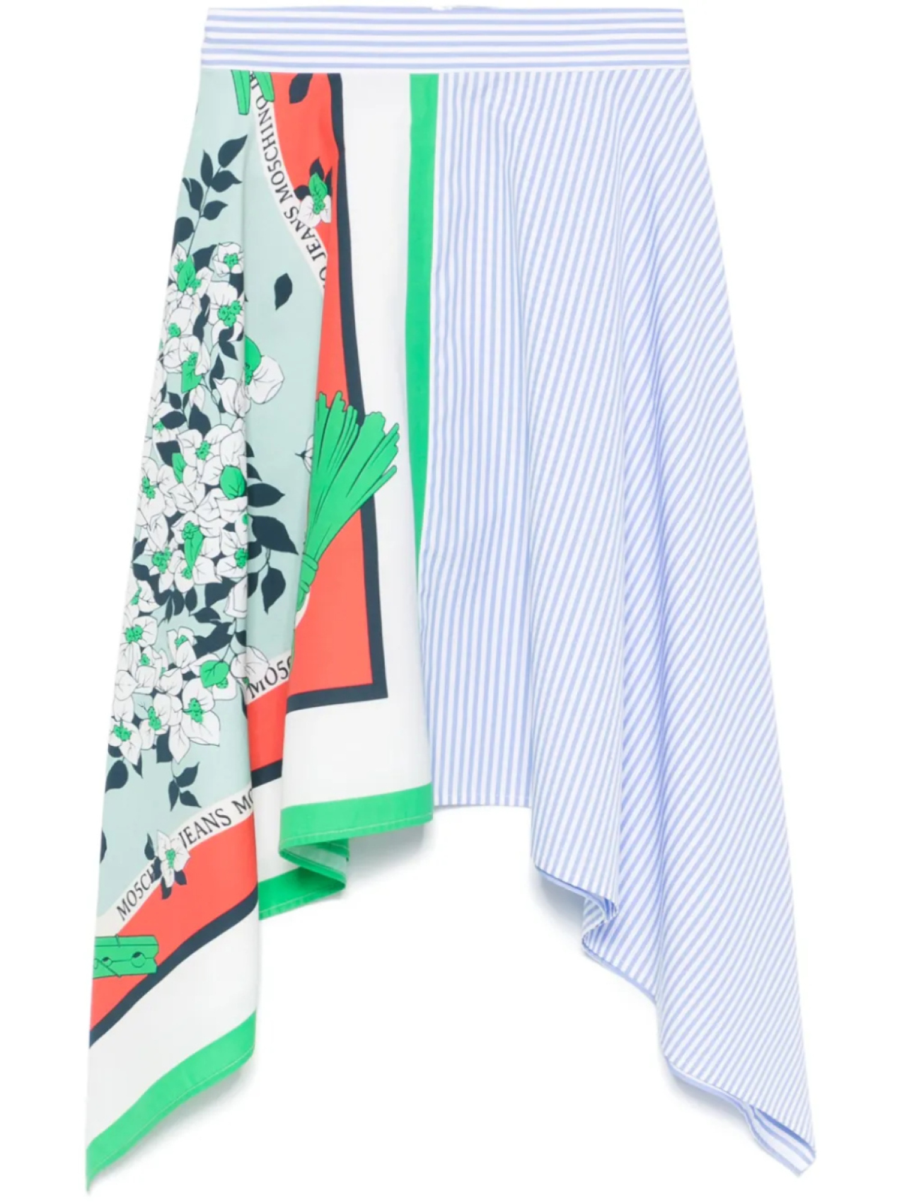 MOSCHINO JEANS юбка мини с принтом, синий 
MOSCHINO JEANS юбка мини с принтом, синий