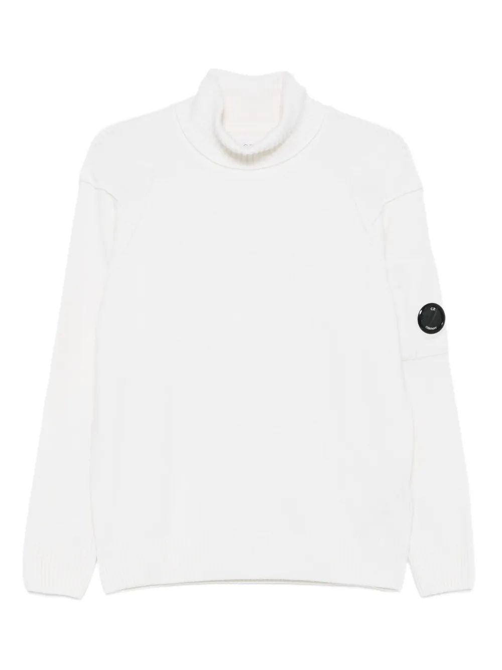 Свитер с высоким воротником C.P. Company, белый
Свитер с высоким воротником C.P. Company, белый
