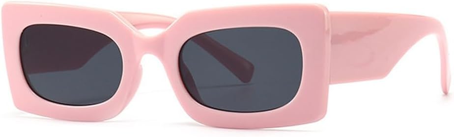 Ретро прямоугольные солнцезащитные очки из желеобразного материала оранжево-зеленого цвета для женщин, модные градиентные оттенки, защита от УФ-излучения UV400 для мужчин TKKTLLT, Pink Gray
Ретро прямоугольные солнцезащитные очки из желеобразного материала оранжево-зеленого цвета для женщин, модные градиентные оттенки, защита от УФ-излучения UV400 для мужчин TKKTLLT, Pink Gray