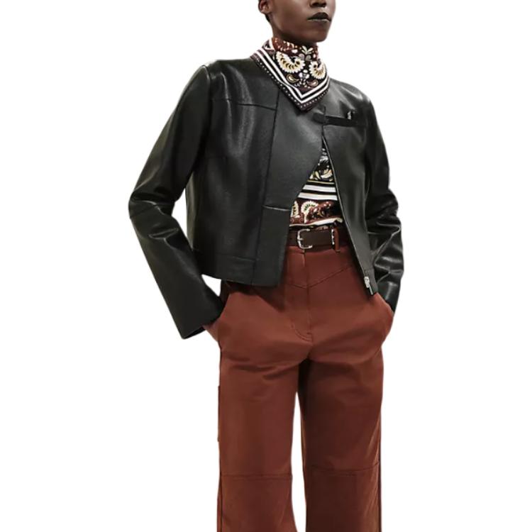 HERMES Кожаная куртка женская черная, Black
HERMES Кожаная куртка женская черная, Black