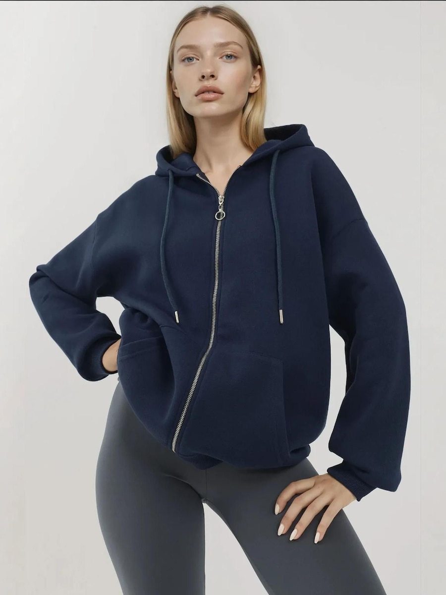 Толстовка с капюшоном на молнии Hiccup, темно-синий
Толстовка с капюшоном на молнии Hiccup, темно-синий