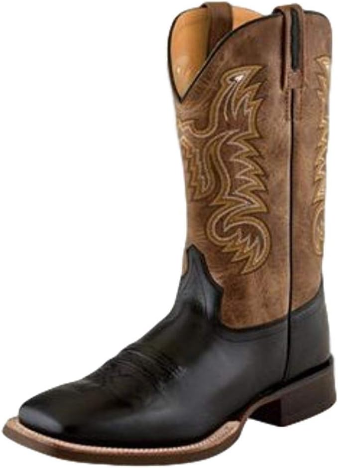 Мужские ковбойские сапоги Old West с широким квадратным носком из черной и светло-коричневой кожи Canyon/Tan Fry
Мужские ковбойские сапоги Old West с широким квадратным носком из черной и светло-коричневой кожи Canyon/Tan Fry