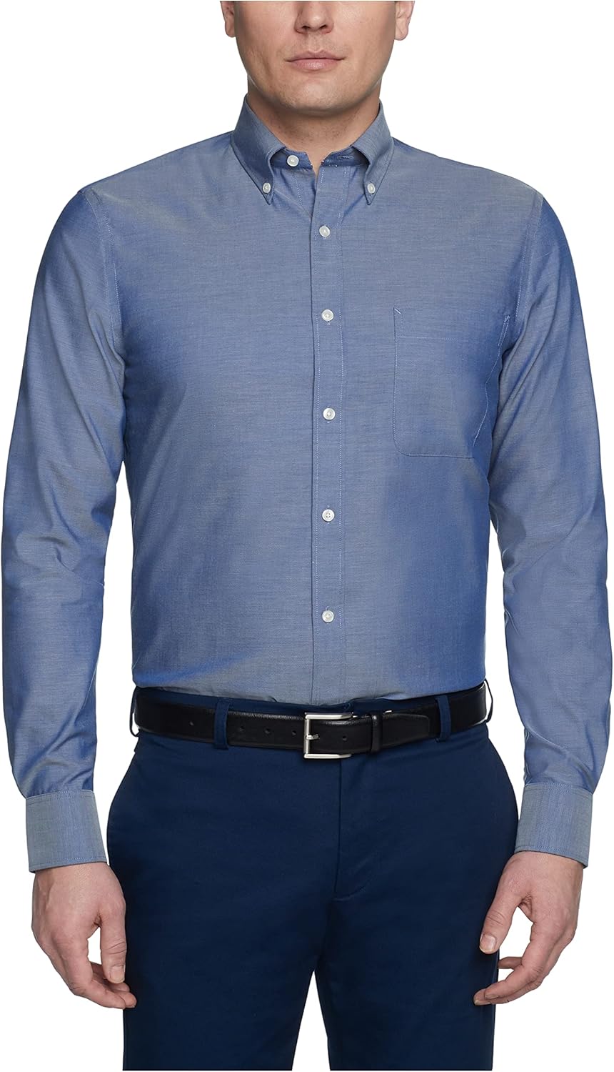 Мужская рубашка Tommy Hilfiger с воротником на пуговицах, не требующая глажки, Night Blue
Мужская рубашка Tommy Hilfiger с воротником на пуговицах, не требующая глажки, Night Blue