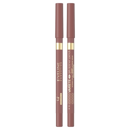 Гелевый карандаш для губ Variety Gel Lip Liner 10 — идеально подходит для подчеркивания контура губ Eveline
Гелевый карандаш для губ Variety Gel Lip Liner 10 — идеально подходит для подчеркивания контура губ Eveline