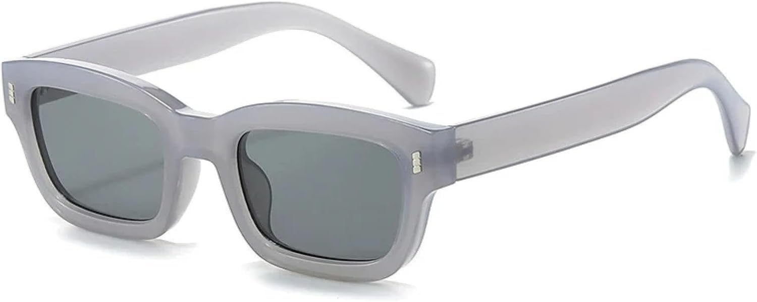 Модные маленькие женские солнцезащитные очки класса люкс с винтажным декором и заклепками, мужские солнцезащитные очки желейного цвета с защитой от УФ-излучения UV400 TVTBBVV, Jelly Gray Gray
Модные маленькие женские солнцезащитные очки класса люкс с винтажным декором и заклепками, мужские солнцезащитные очки желейного цвета с защитой от УФ-излучения UV400 TVTBBVV, Jelly Gray Gray