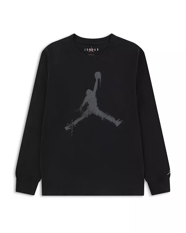 Детская футболка с длинным рукавом Jumpman - для подростков. Jordan, черный
Детская футболка с длинным рукавом Jumpman - для подростков. Jordan, черный