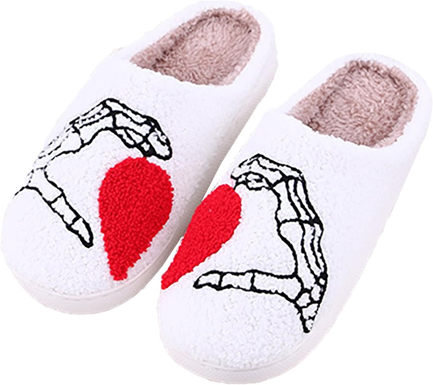 Хэллоуинские тапочки для женщин и мужчин, плюшевые пушистые тапочки с подкладкой из меха, удобные ретро-тапочки с эффектом памяти, теплые зимние домашние тапочки с забавным призрачным дизайном Generic, белый
Хэллоуинские тапочки для женщин и мужчин, плюшевые пушистые тапочки с подкладкой из меха, удобные ретро-тапочки с эффектом памяти, теплые зимние домашние тапочки с забавным призрачным дизайном Generic, белый