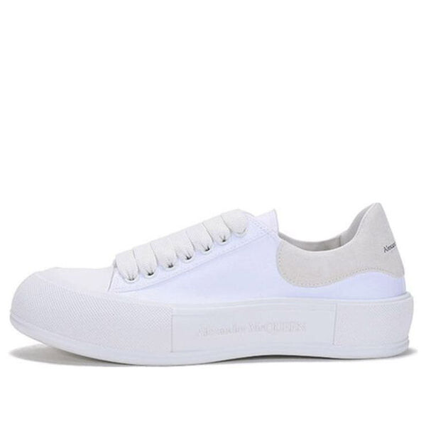 Кроссовки deck skate plimsoll lace up 'white white' Alexander Mcqueen, белый
Кроссовки deck skate plimsoll lace up 'white white' Alexander Mcqueen, белый