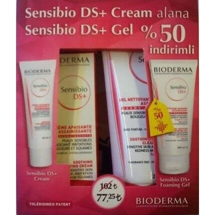Sensibio Ds+ Крем для плоской кожи с покраснениями 40мл, Bioderma
Sensibio Ds+ Крем для плоской кожи с покраснениями 40мл, Bioderma