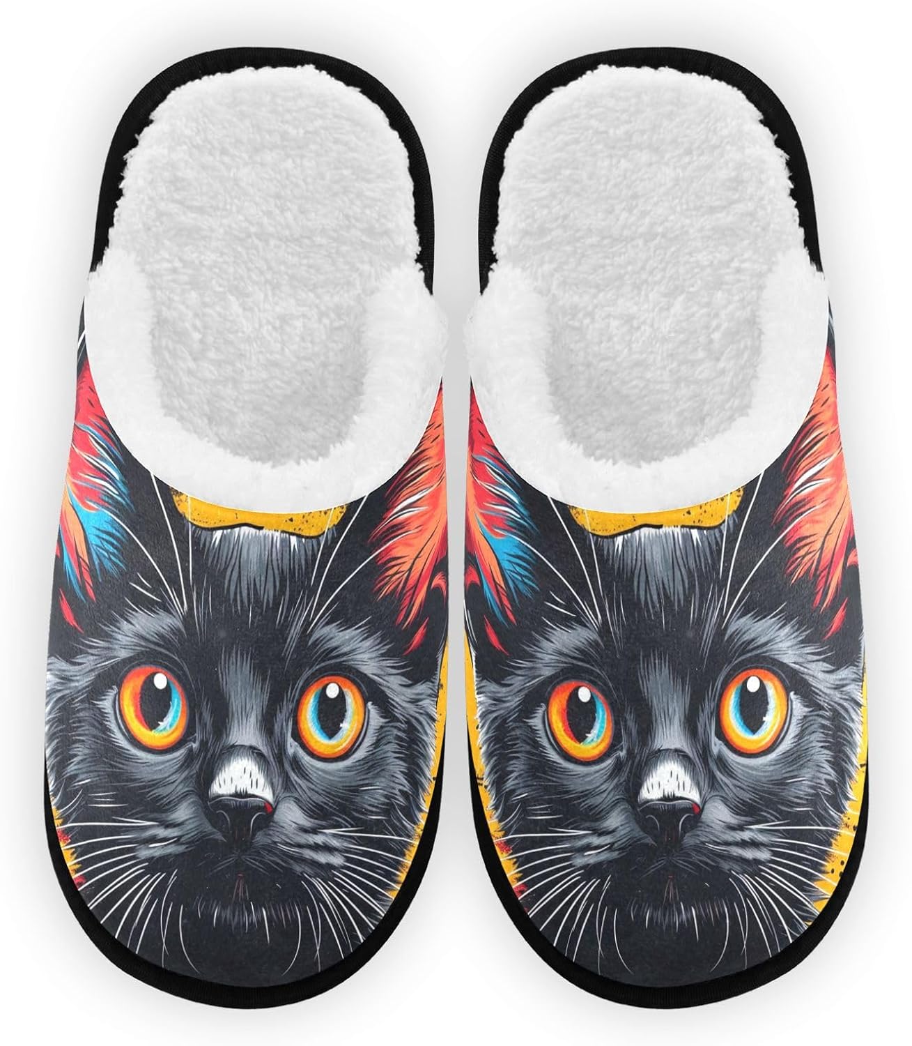Мягкие тапочки FENOCHE с лицом кота для женщин и мужчин, теплые и удобные, для путешествий и спа, противоскользящие домашние тапочки, Multicolor
Мягкие тапочки FENOCHE с лицом кота для женщин и мужчин, теплые и удобные, для путешествий и спа, противоскользящие домашние тапочки, Multicolor