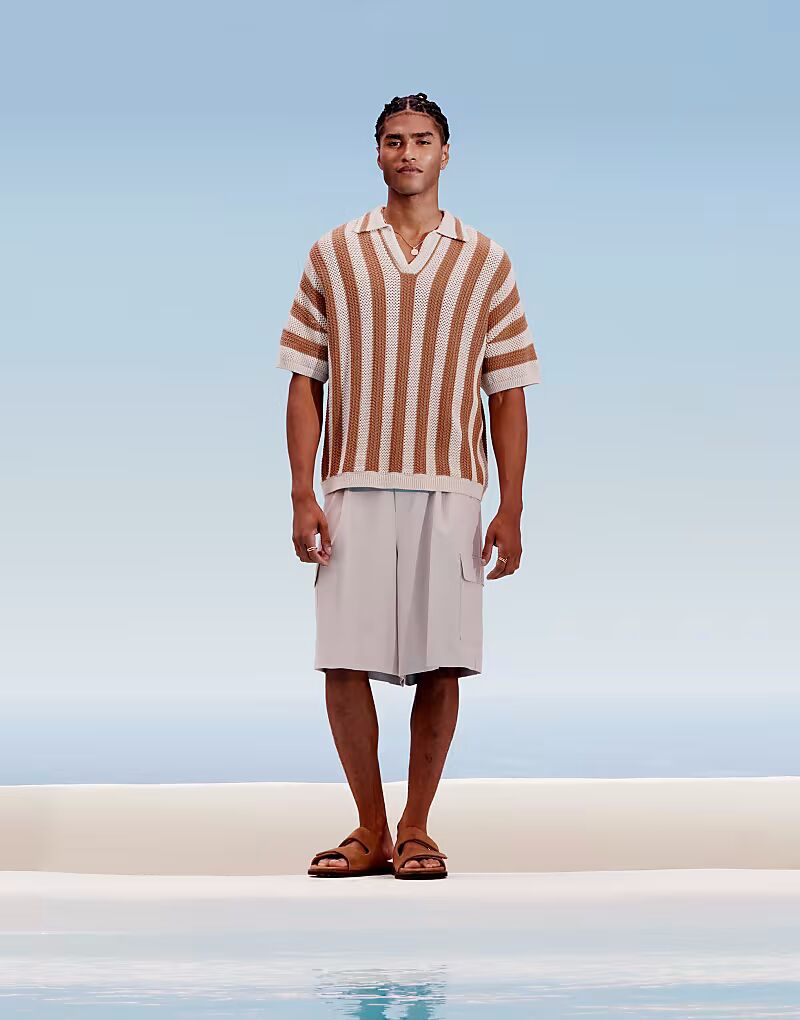 Элегантные шорты-карго ASOS DESIGN нейтрального цвета
Элегантные шорты-карго ASOS DESIGN нейтрального цвета