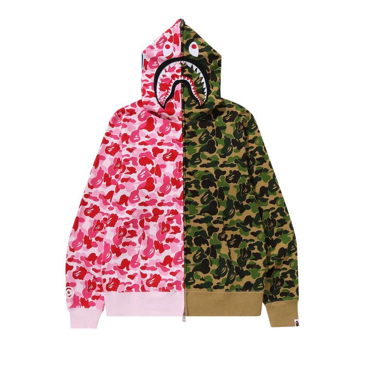 Худи BAPE ABC Camo Crazy Shark Full Zip Hoodie, Pink/Green
Худи BAPE ABC Camo Crazy Shark Full Zip Hoodie, Pink/Green