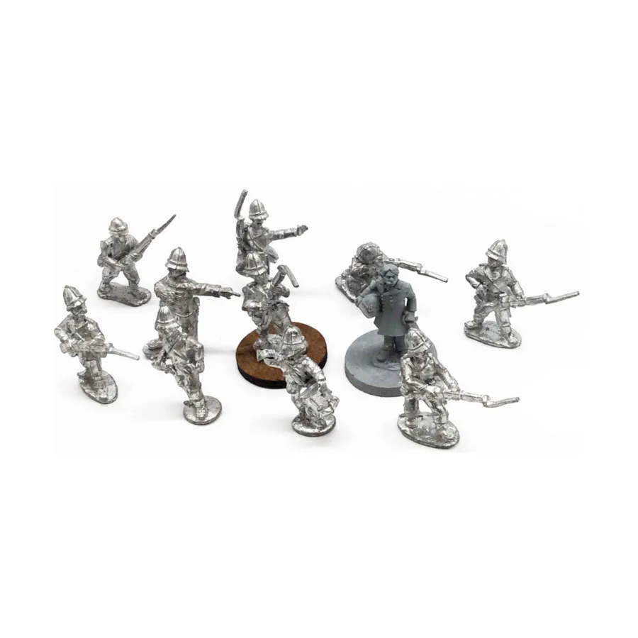 Zulu Wars — Британская пехота №6, Colonialism - The Boer War - British - Loose Miniatures (25mm)
Zulu Wars — Британская пехота №6, Colonialism - The Boer War - British - Loose Miniatures (25mm)