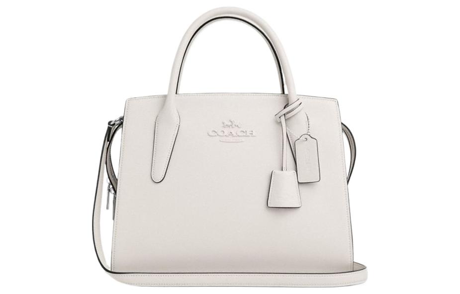 Сумка-шоппер из ПВХ с текстурой кожи, женская белая COACH
Сумка-шоппер из ПВХ с текстурой кожи, женская белая COACH