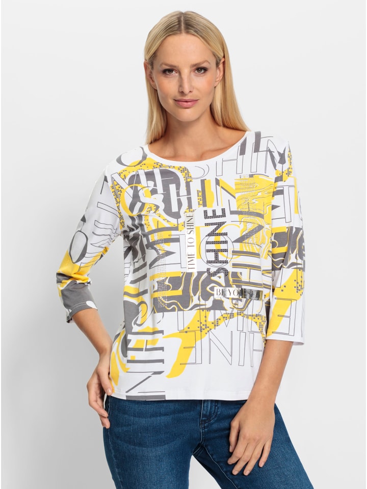 Heine Футболка с круглым вырезом, с принтом в солнечных желтых и черных тонах, Черный, Heine Футболка с круглым вырезом, с принтом в солнечных желтых и черных тонах
Heine Футболка с круглым вырезом, с принтом в солнечных желтых и черных тонах, Черный, Heine Футболка с круглым вырезом, с принтом в солнечных желтых и черных тонах