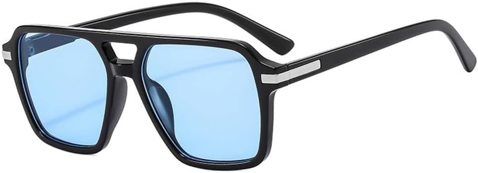 Солнцезащитные очки с двойной перемычкой для женщин, прозрачные линзы Ocean, защита от УФ-излучения UV400 для мужчин, для занятий спортом на открытом воздухе, бега и езды на велосипеде Generic, Black Blue
Солнцезащитные очки с двойной перемычкой для женщин, прозрачные линзы Ocean, защита от УФ-излучения UV400 для мужчин, для занятий спортом на открытом воздухе, бега и езды на велосипеде Generic, Black Blue