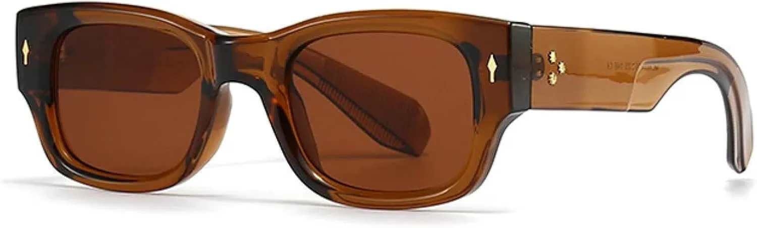 Популярные мужские солнцезащитные очки в стиле панк с заклепками, ретро-очки, женские солнцезащитные очки с защитой от УФ-излучения UV400 TVTBBVV, Brown Brown
Популярные мужские солнцезащитные очки в стиле панк с заклепками, ретро-очки, женские солнцезащитные очки с защитой от УФ-излучения UV400 TVTBBVV, Brown Brown