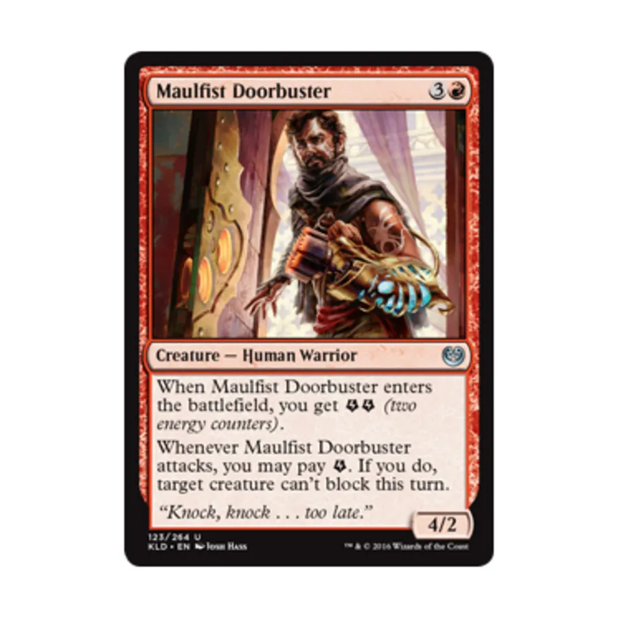 CCG Маульфист Двербастер (U), MTG - Kaladesh
CCG Маульфист Двербастер (U), MTG - Kaladesh