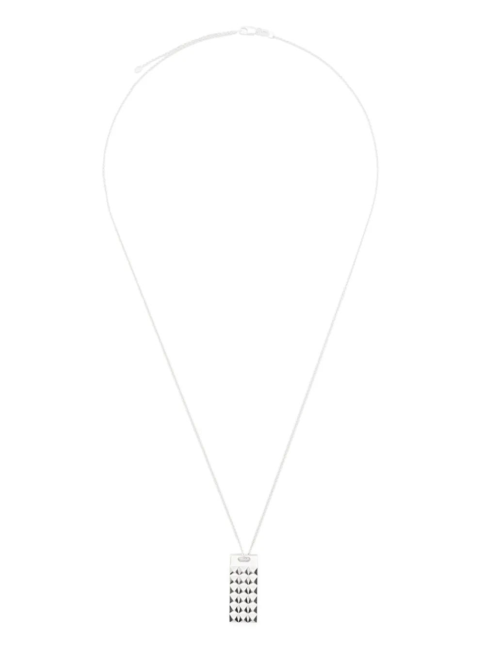 Ожерелье с подвеской в виде пирамиды Le Gramme, серебристый
Ожерелье с подвеской в виде пирамиды Le Gramme, серебристый