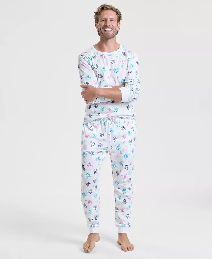 Мужской комплект пижамы Menorah из хлопка Holiday Lane, белый
Мужской комплект пижамы Menorah из хлопка Holiday Lane, белый