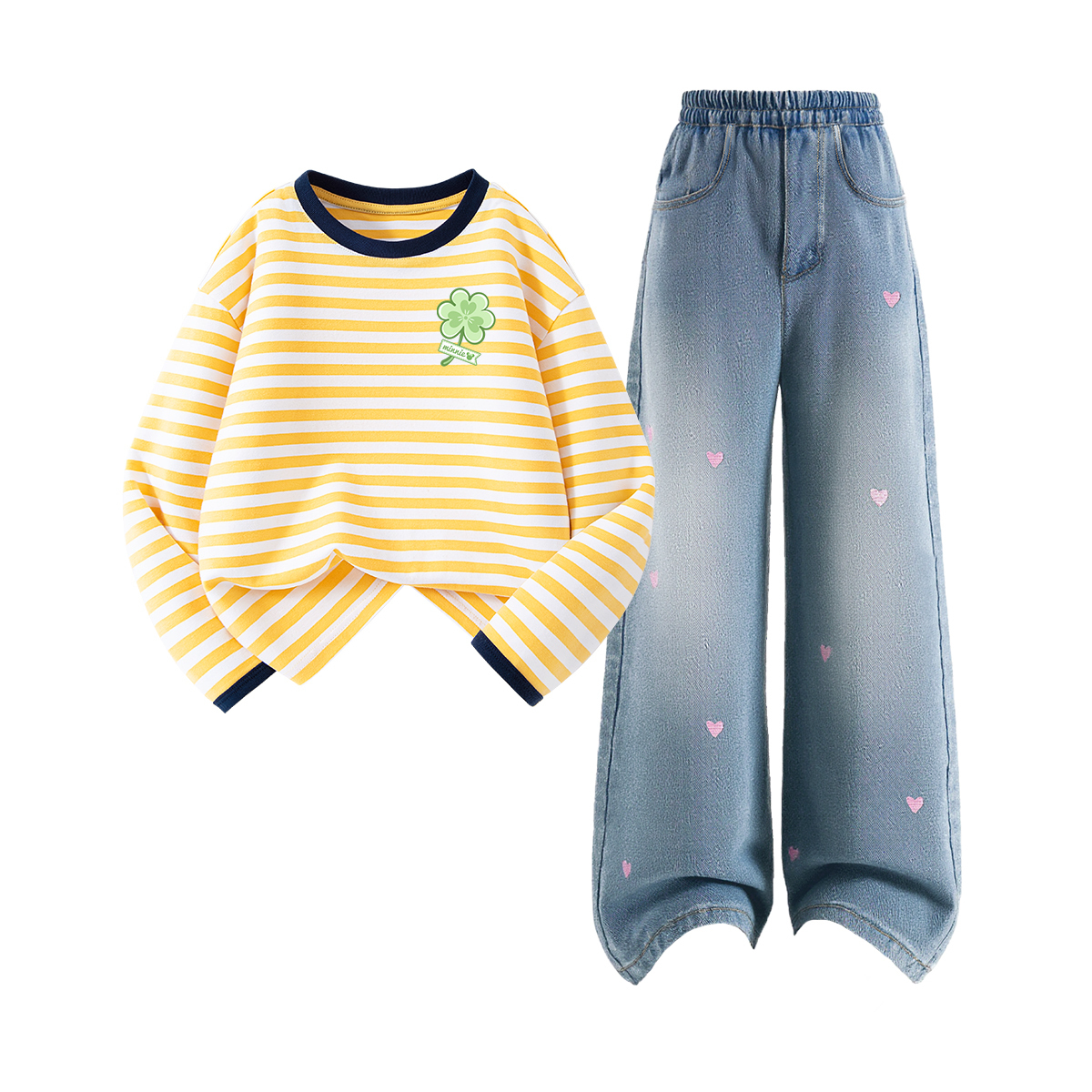 Детская повседневная спортивная одежда Disney, Di San Ye Xiang Yue Huang+Solid Color Sea Salt Blue
Детская повседневная спортивная одежда Disney, Di San Ye Xiang Yue Huang+Solid Color Sea Salt Blue