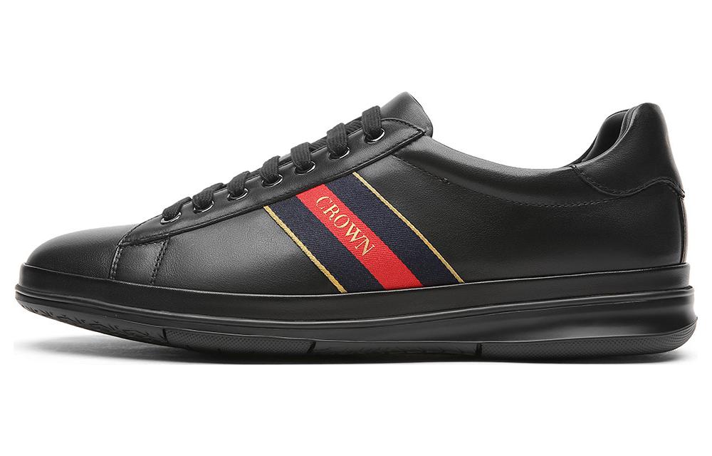 CROWN Низкие мужские кроссовки для скейтбординга, черные
CROWN Низкие мужские кроссовки для скейтбординга, черные