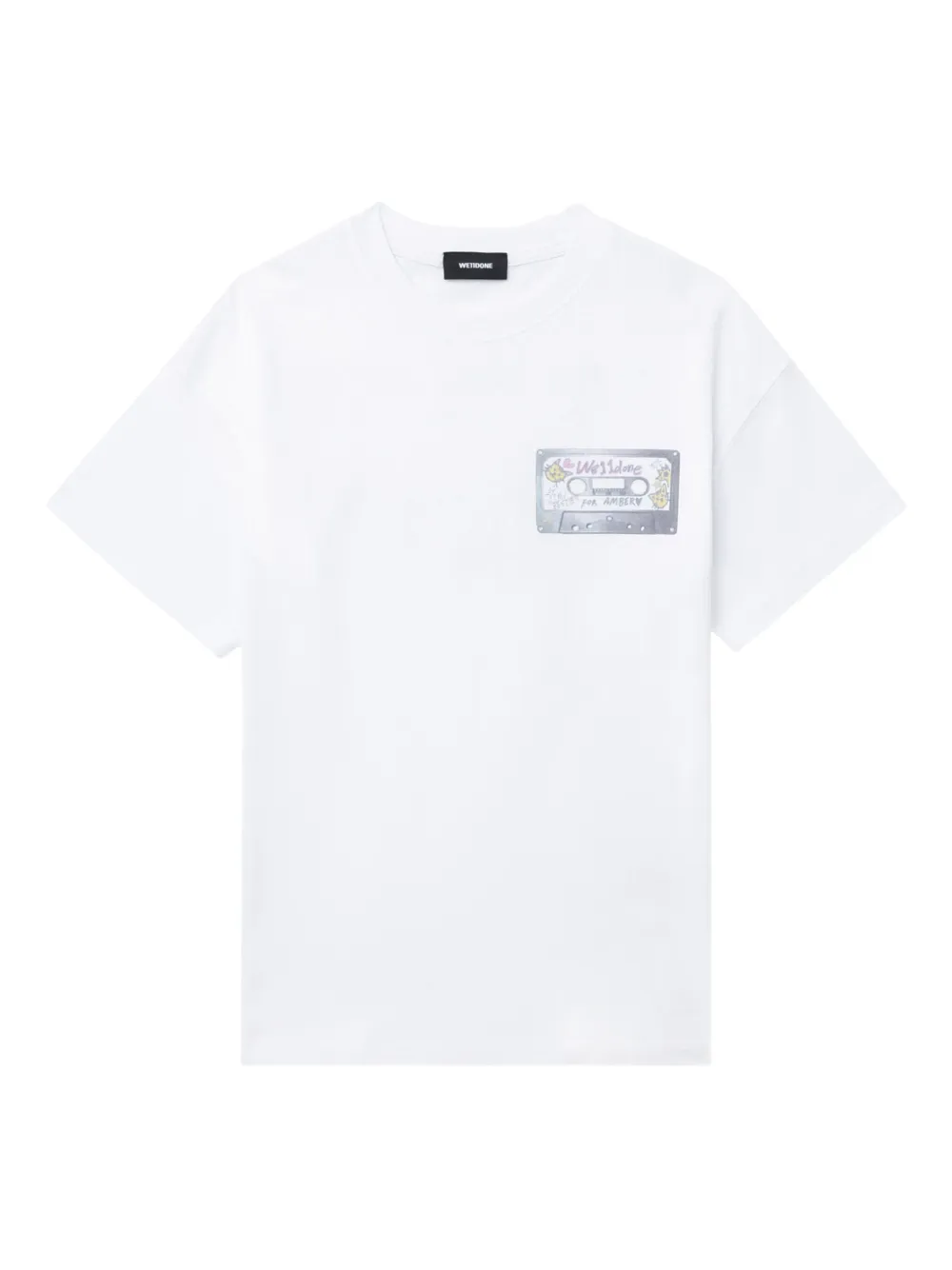Футболка с графичным принтом We11done, белый
Футболка с графичным принтом We11done, белый
