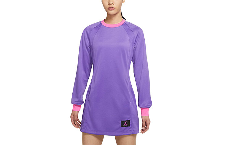 Платье с длинными рукавами женское фиолетовое/розовое/белое Jordan
Платье с длинными рукавами женское фиолетовое/розовое/белое Jordan