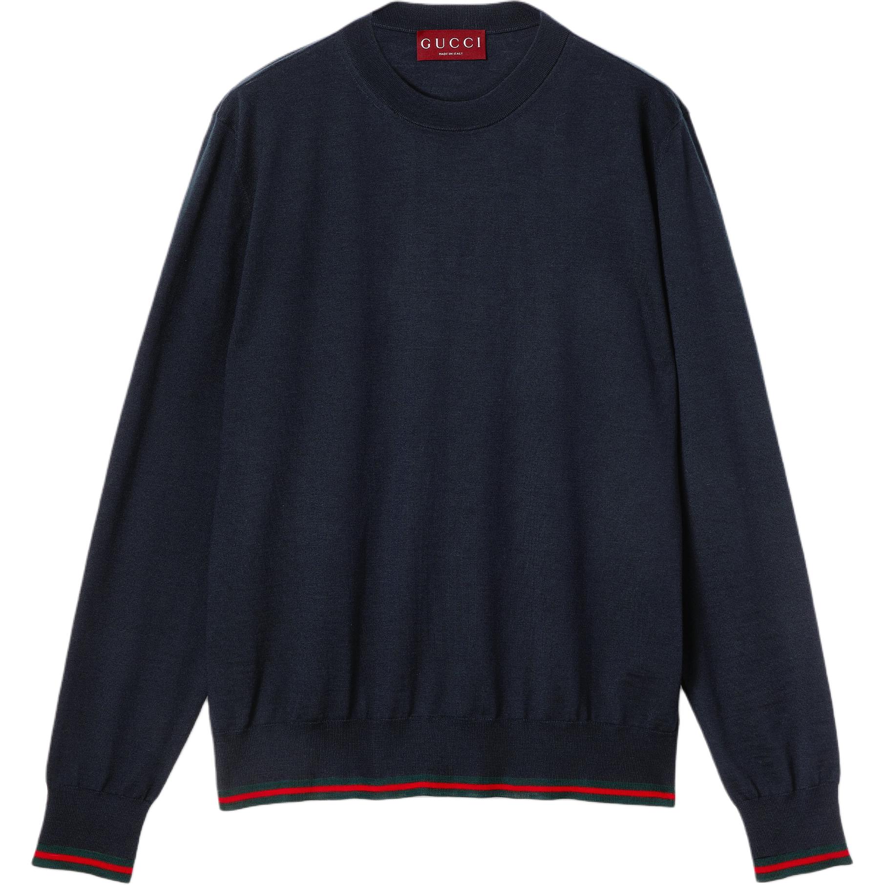 Свитер с круглым вырезом GUCCI, темно-синий
Свитер с круглым вырезом GUCCI, темно-синий