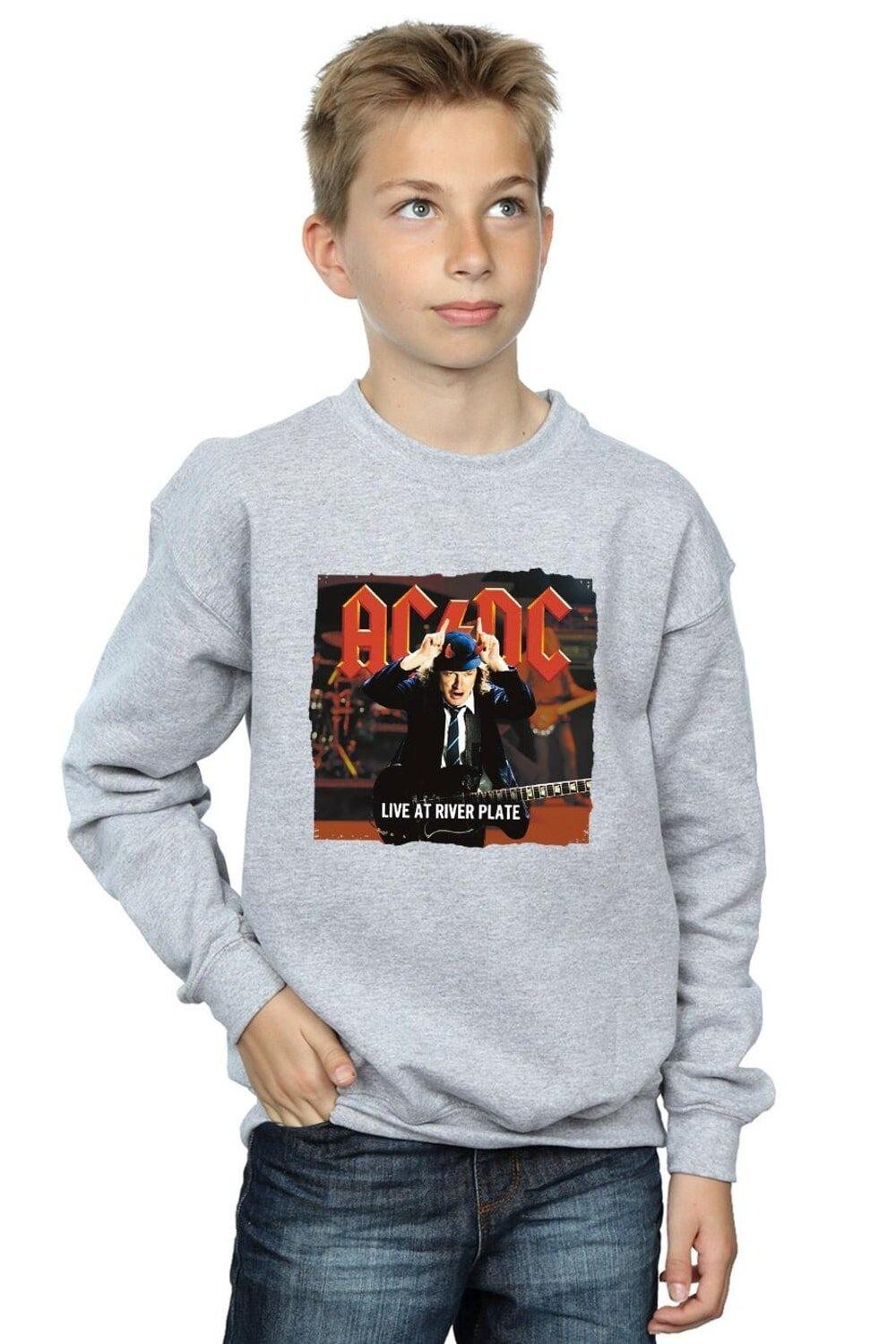 Толстовка Live At River Plate Columbia Records AC/DC, серый
Толстовка Live At River Plate Columbia Records AC/DC, серый