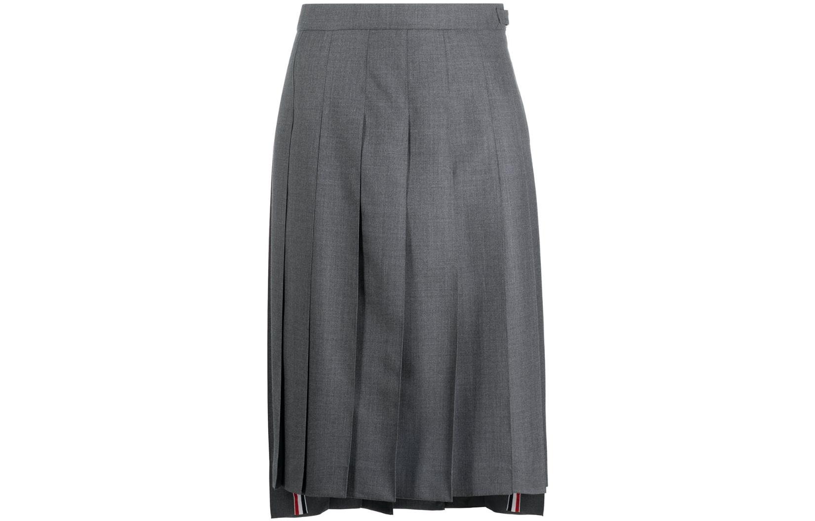 Руб полосатая плиссированная миди-юбка Rwb THOM BROWNE, серый
Руб полосатая плиссированная миди-юбка Rwb THOM BROWNE, серый