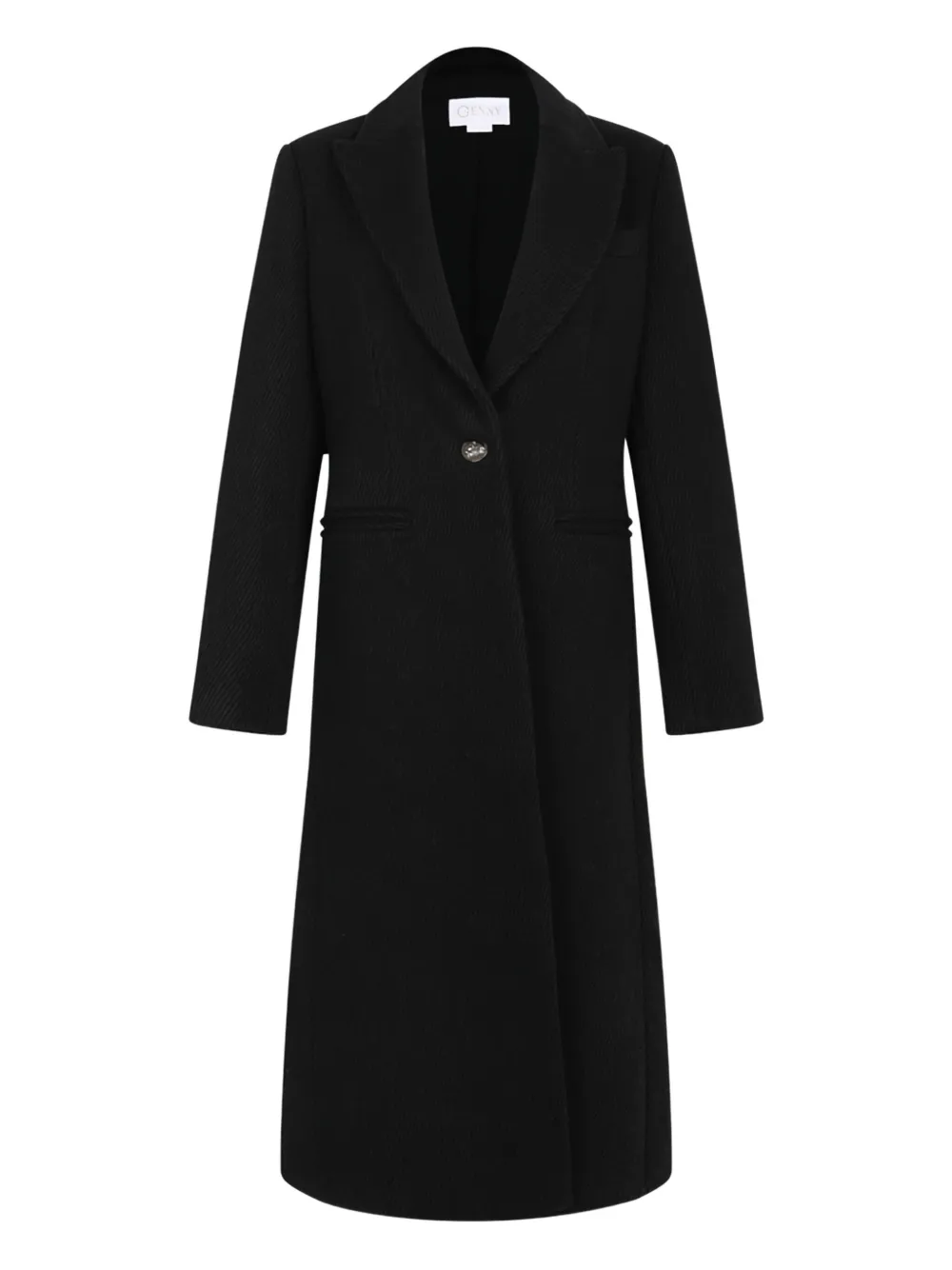 Пальто из твила с одной застежкой Genny, черный
Пальто из твила с одной застежкой Genny, черный
