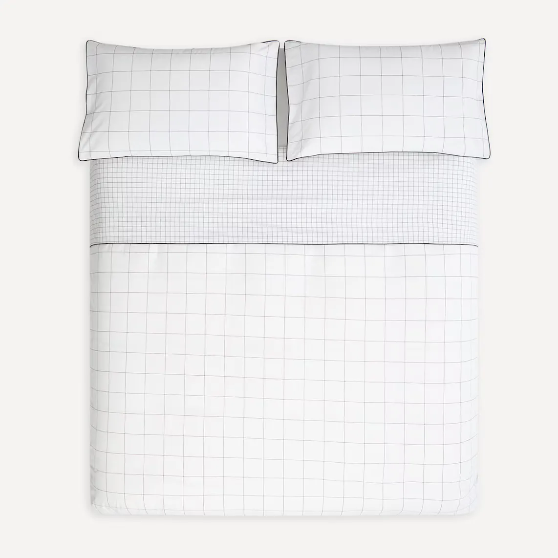 Комплект хлопковых пододеяльников Squares Basics El Corte Inglés, серый
Комплект хлопковых пододеяльников Squares Basics El Corte Inglés, серый