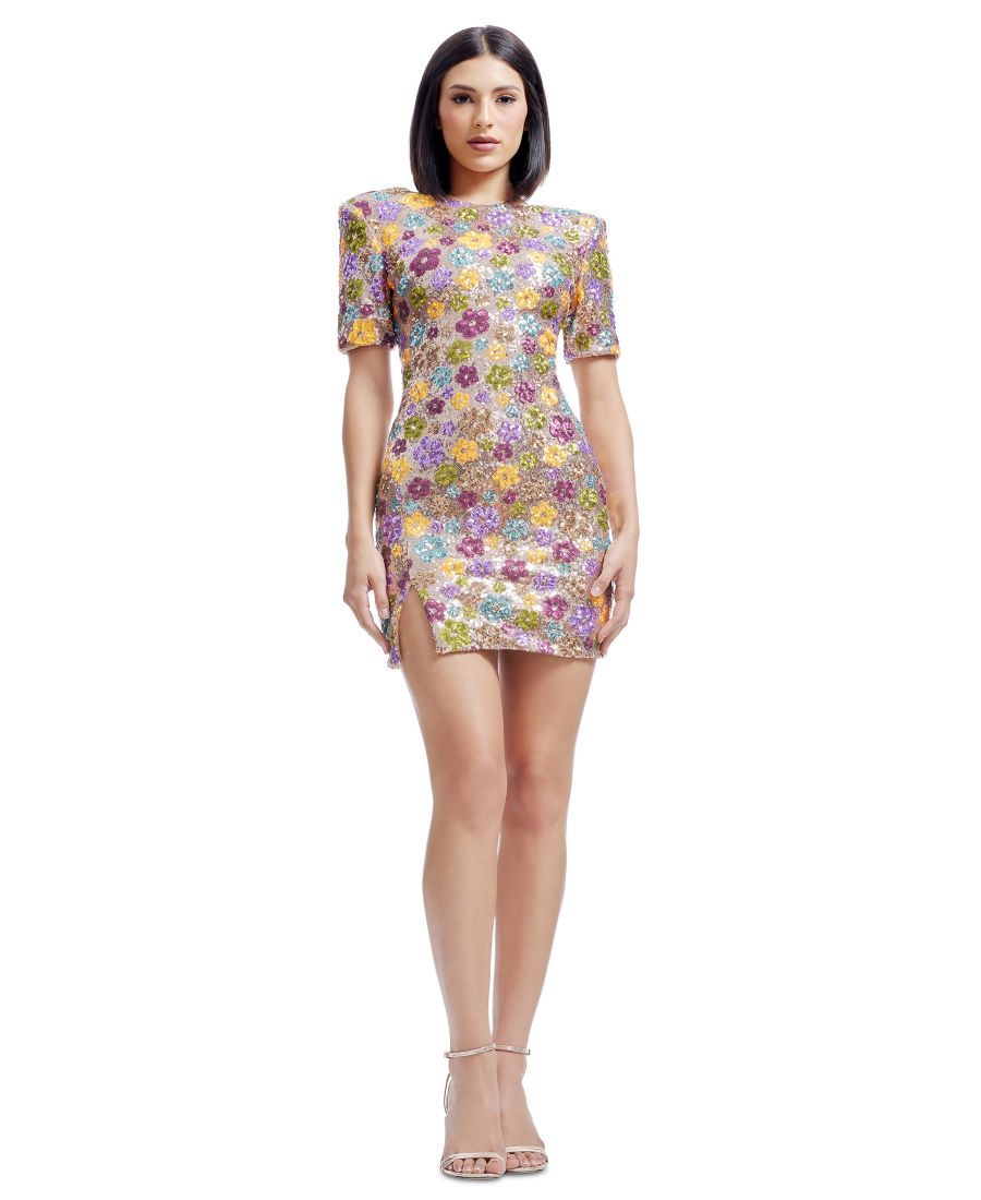 Женское облегающее платье Maddox с цветочным принтом и пайетками Dress the Population, Gold Multi
Женское облегающее платье Maddox с цветочным принтом и пайетками Dress the Population, Gold Multi