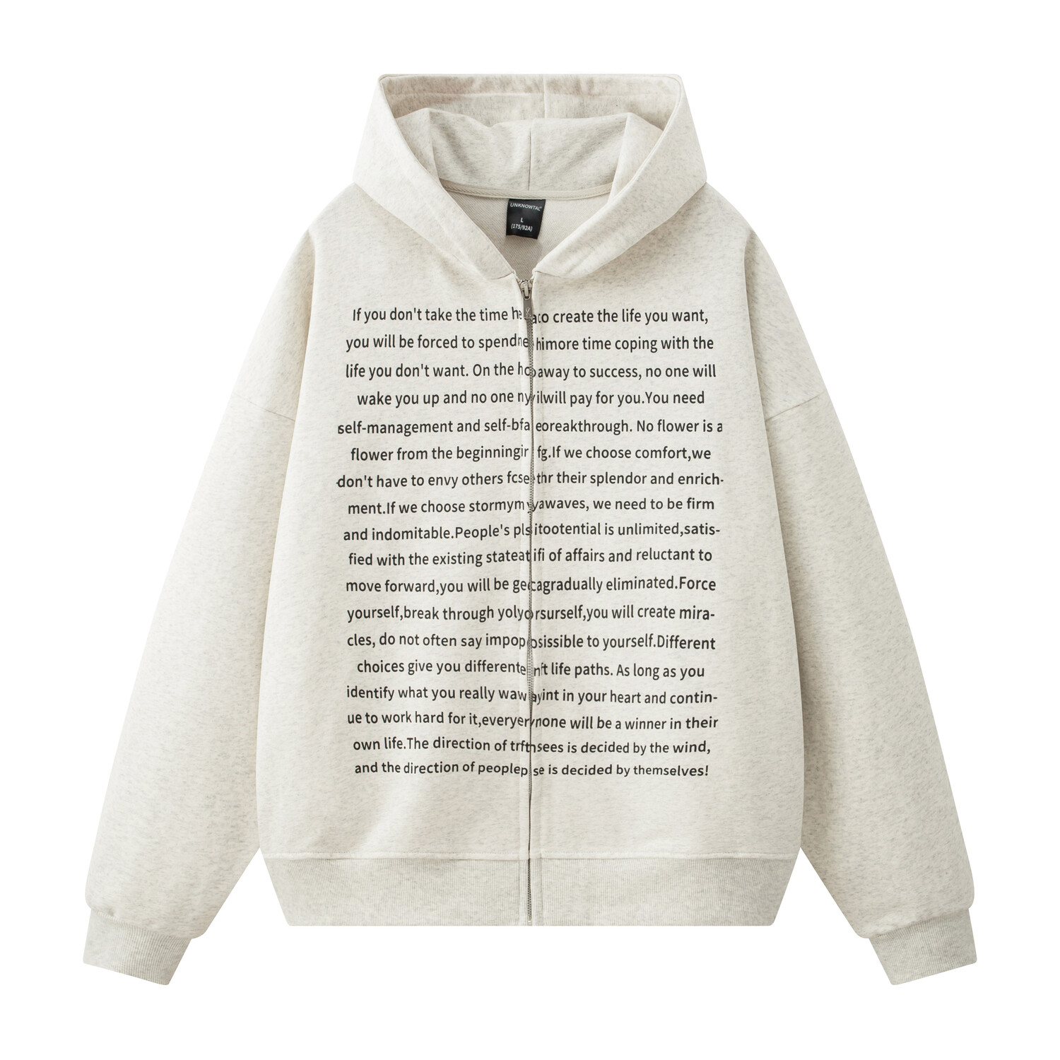 UNKNOWTAL Толстовка унисекс, Хизер Грей
UNKNOWTAL Толстовка унисекс, Хизер Грей