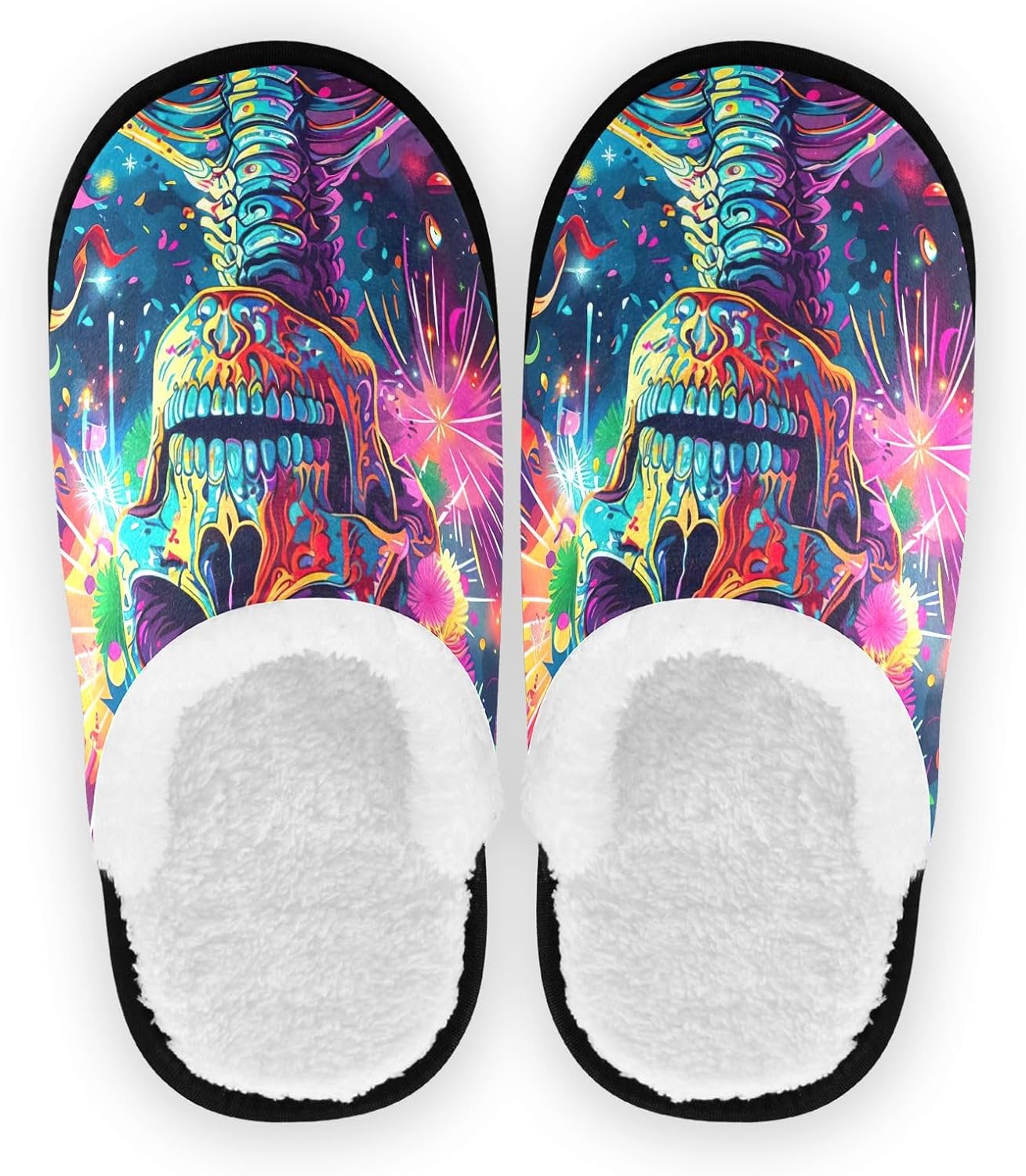 Домашние тапочки UMIRIKO с рисунком скелета и фейерверков для Хэллоуина, для женщин и мужчин, моющиеся, с нескользящей подошвой, с сумкой для хранения, для путешествий и спа 20857918, Skull
Домашние тапочки UMIRIKO с рисунком скелета и фейерверков для Хэллоуина, для женщин и мужчин, моющиеся, с нескользящей подошвой, с сумкой для хранения, для путешествий и спа 20857918, Skull