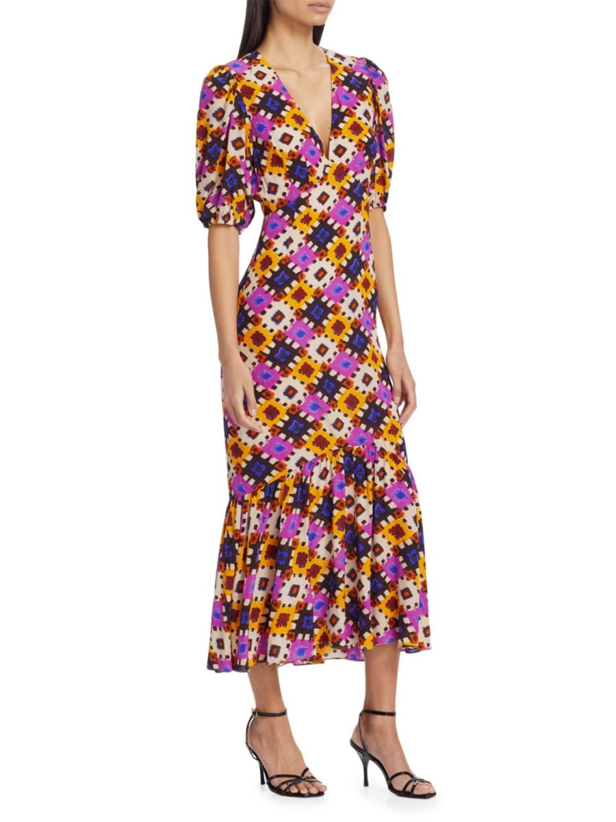 Платье-миди Ester с геометрическим принтом Rhode, цвет Purple Multi
Платье-миди Ester с геометрическим принтом Rhode, цвет Purple Multi