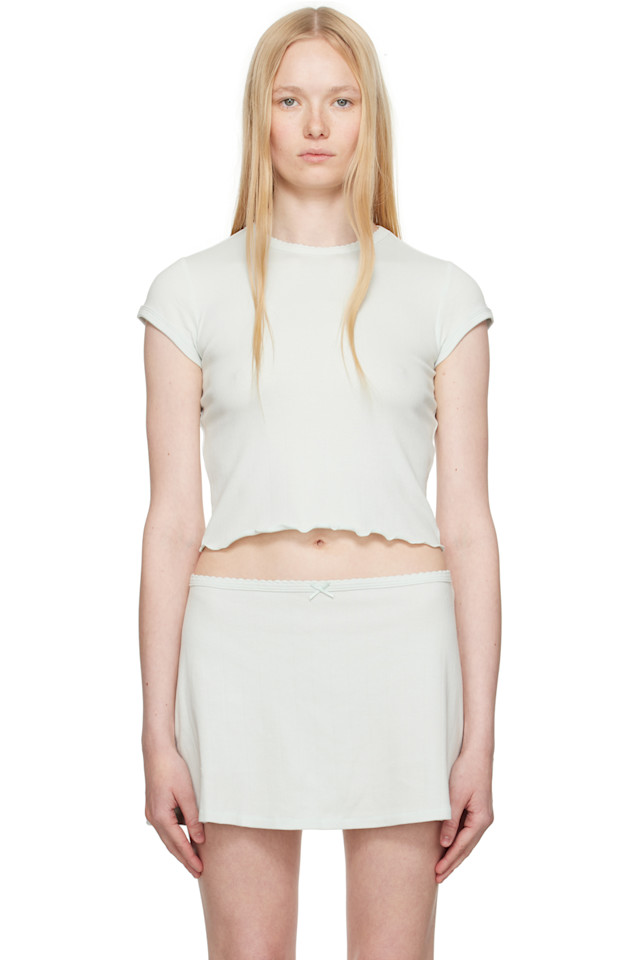 Детская футболка с ажурной вязкой Drop Needle Pointelle Skims, цвет frost
Детская футболка с ажурной вязкой Drop Needle Pointelle Skims, цвет frost