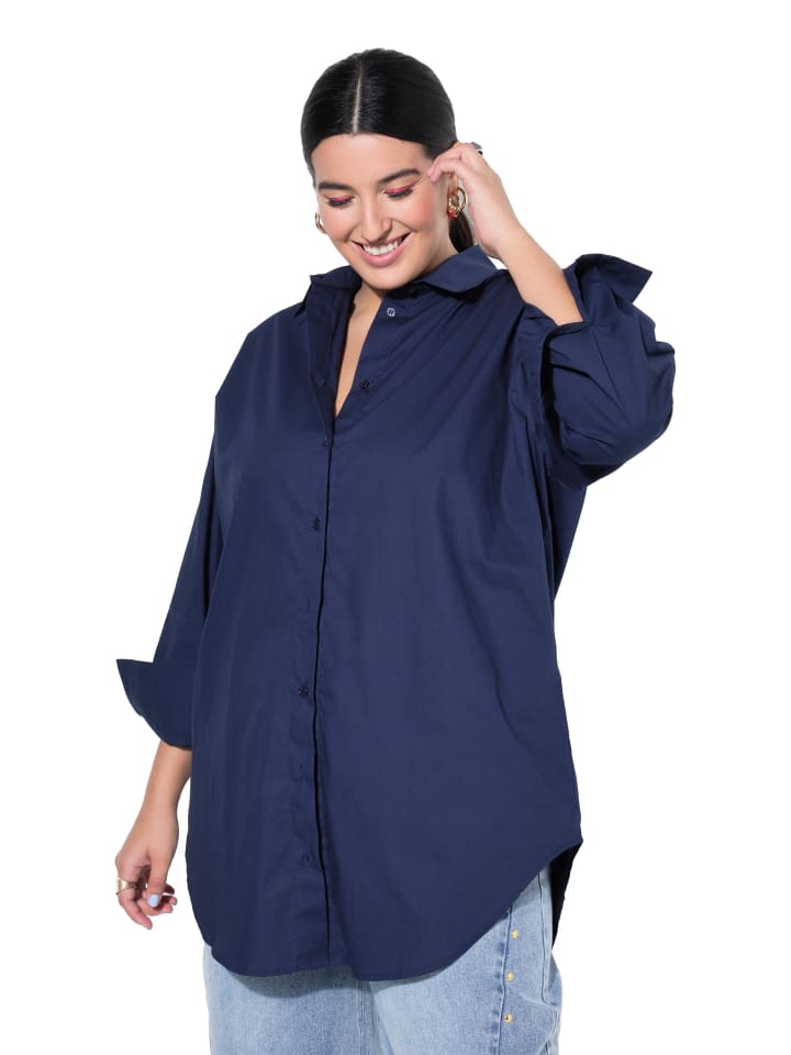 Studio Untold Темно-синяя рубашка-блузка
Studio Untold Темно-синяя рубашка-блузка