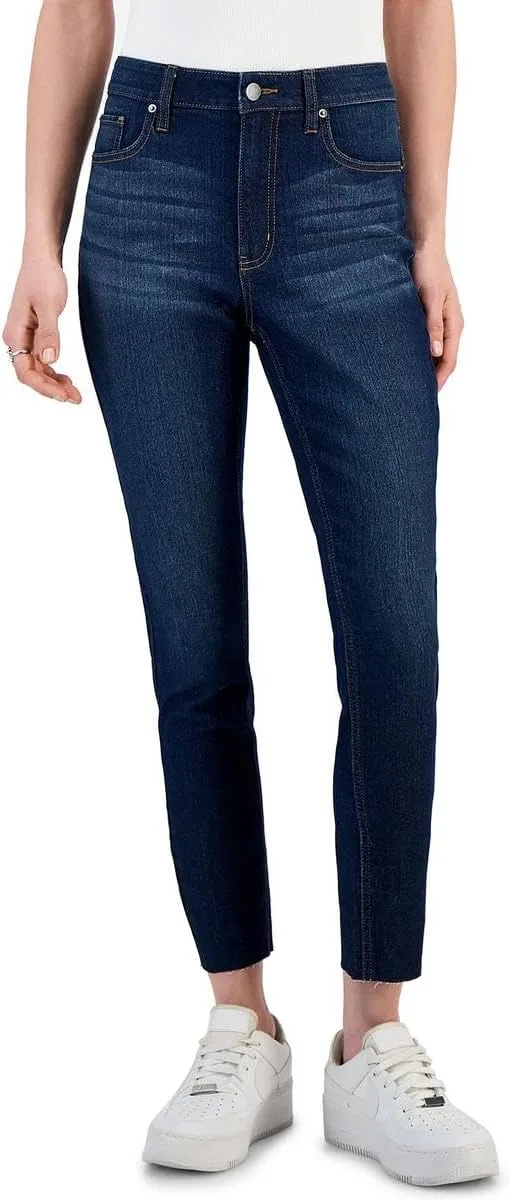 Женские джинсы Tinseltown Mid-Rise Skinny с фигурным подолом
Женские джинсы Tinseltown Mid-Rise Skinny с фигурным подолом